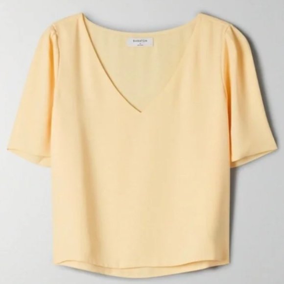 Aritzia Babaton Blouse Short Sleeve - Picture 1 of 1